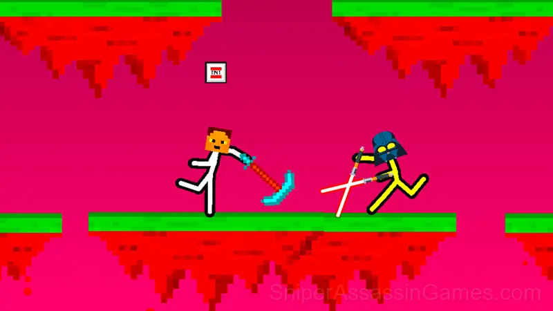 Battle of the red and blue agents gameplay screenshot 2