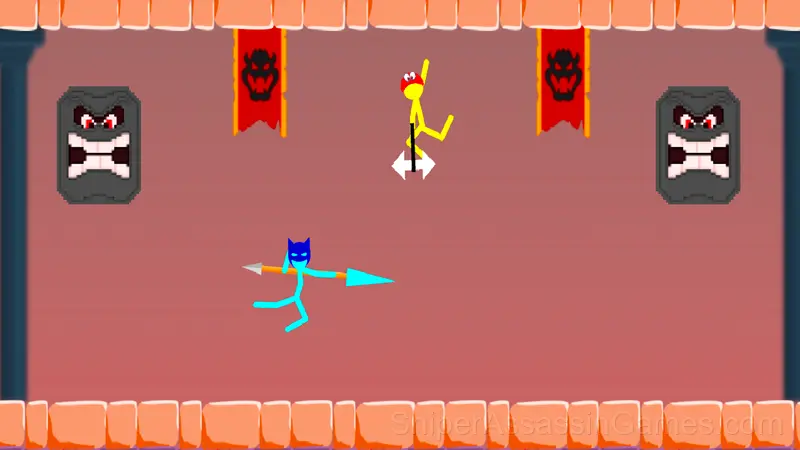 Battle of the red and blue agents gameplay screenshot 4