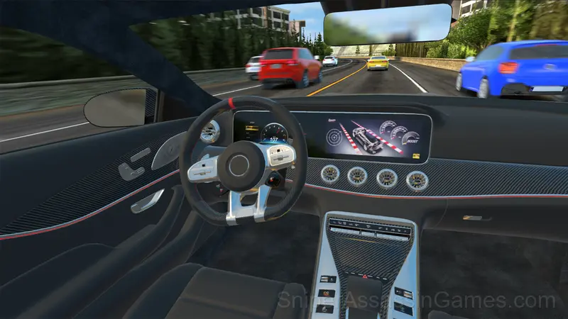 Racing In Car gameplay screenshot 1