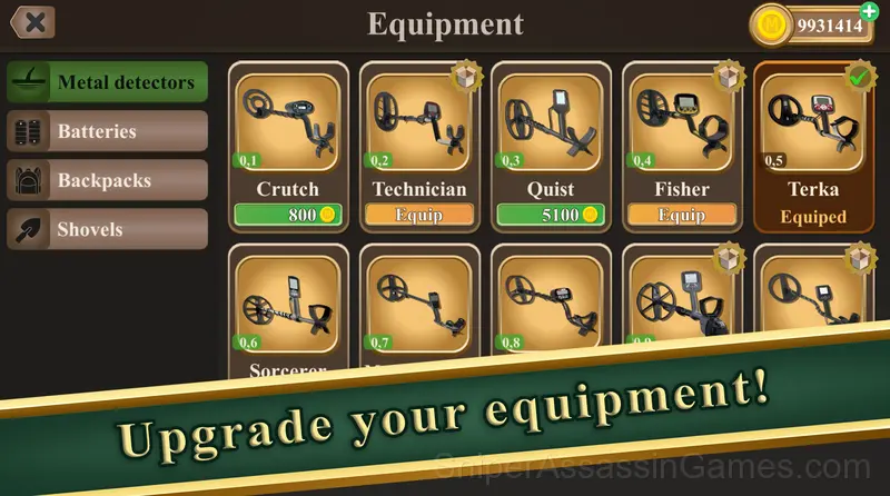 In search of treasure gameplay screenshot 2