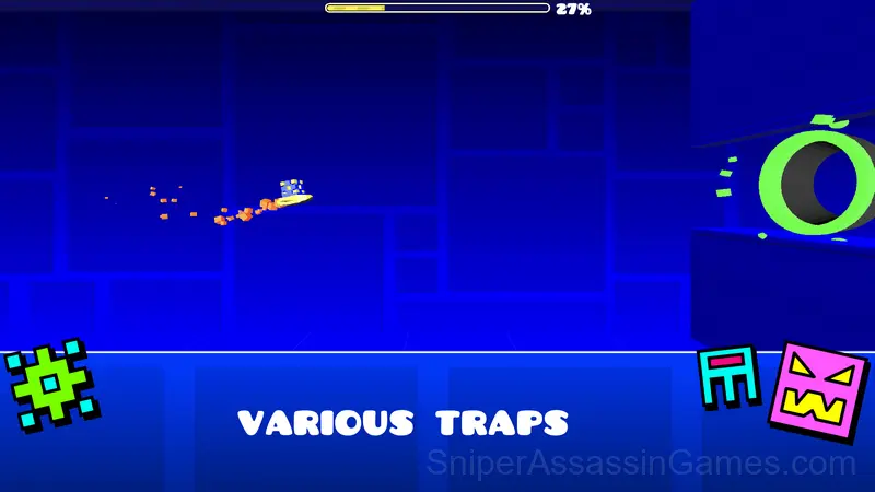 Geometry Dash 3D gameplay screenshot 2