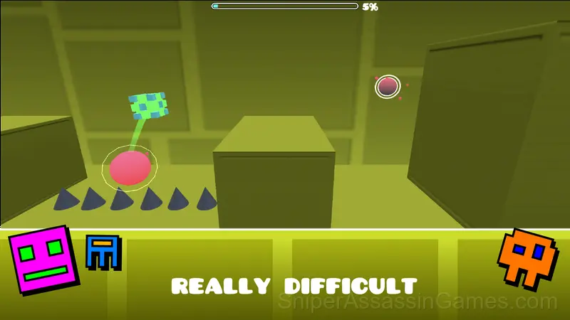 Geometry Dash 3D gameplay screenshot 3