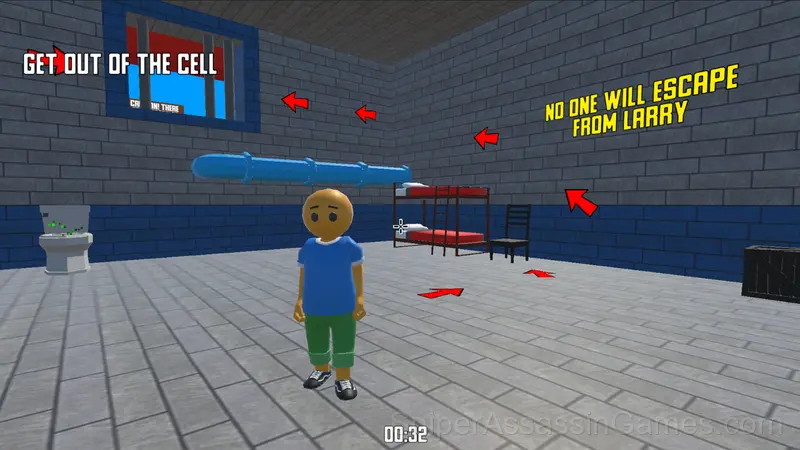 Larry's Prison Break! gameplay screenshot 2