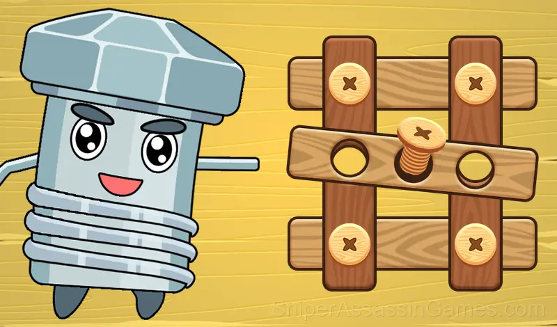 Play Bolts and nuts - puzzle