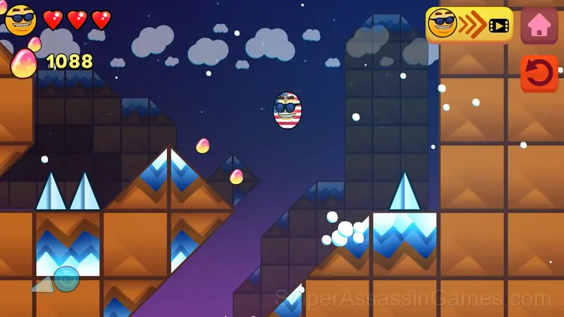 CountryBalls: Bounce Ball Adventure gameplay screenshot 1