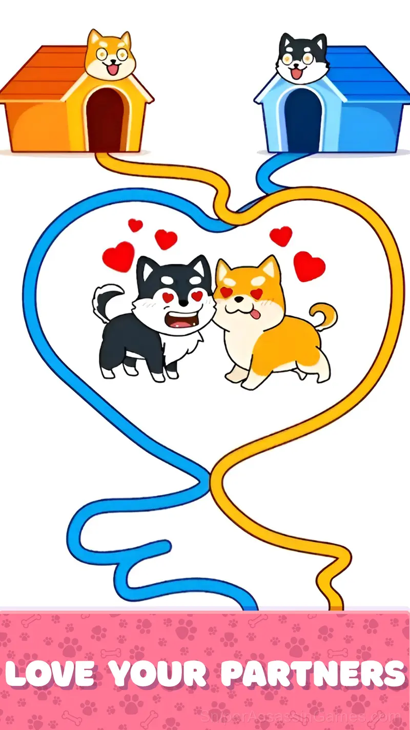 Save the Dog: Draw path to home gameplay screenshot 5