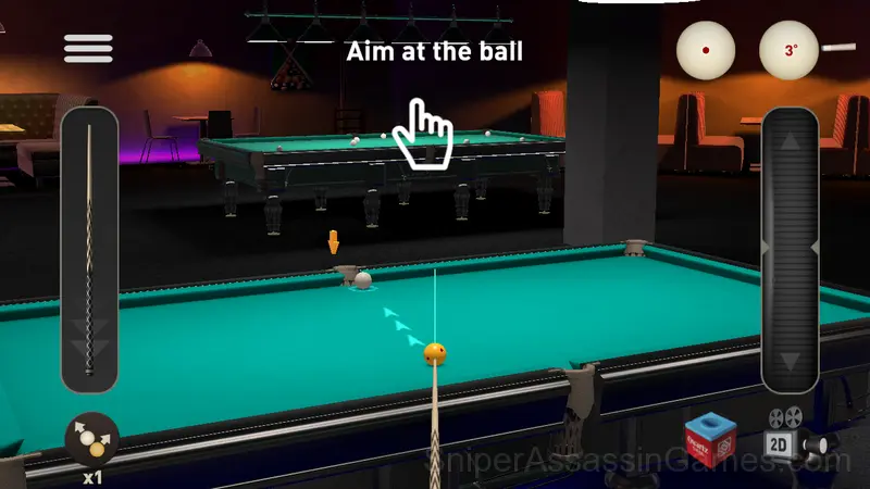 Billiards 3D: Russian Pyramid gameplay screenshot 1