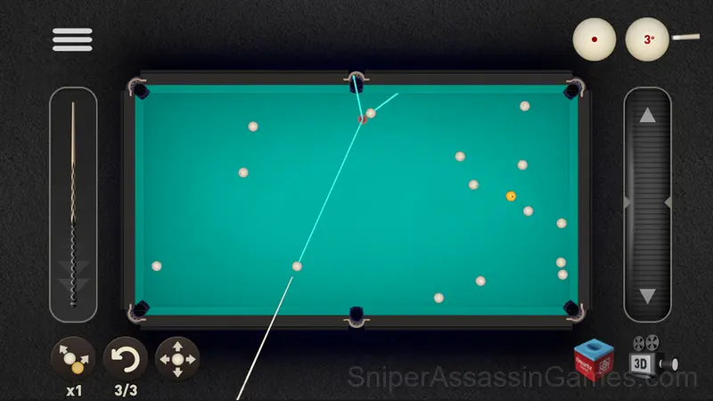 Billiards 3D: Russian Pyramid gameplay screenshot 2