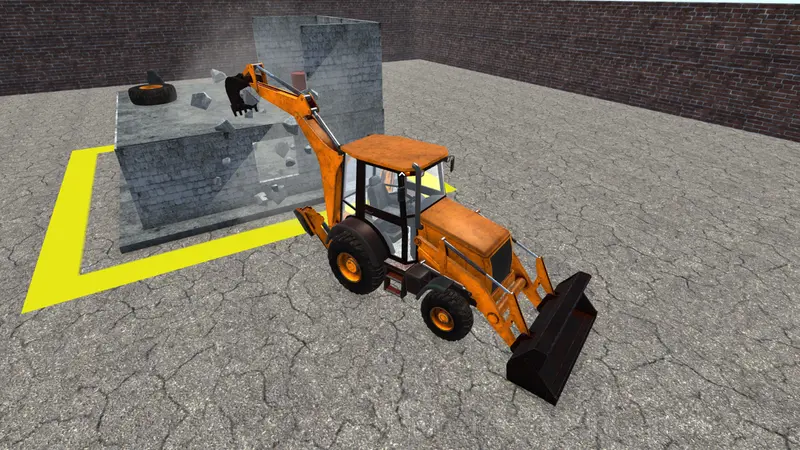 Simulator Excavator gameplay screenshot 1
