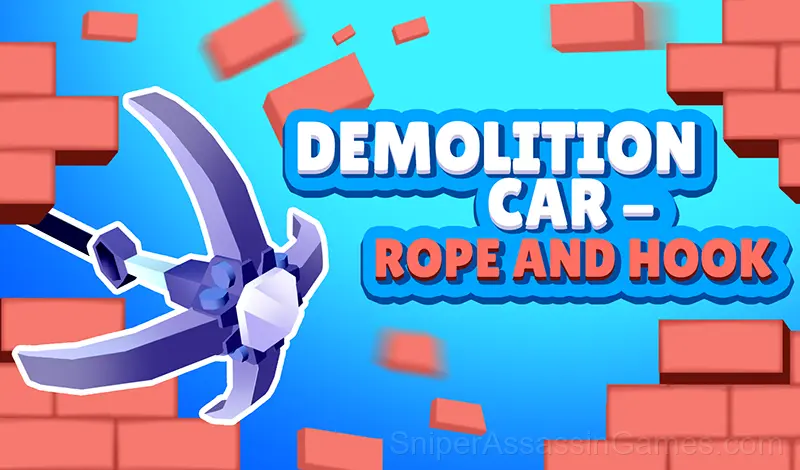 Play Demolition Car - Rope and Hook