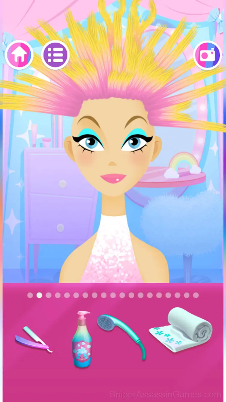 Beauty salon gameplay screenshot 4