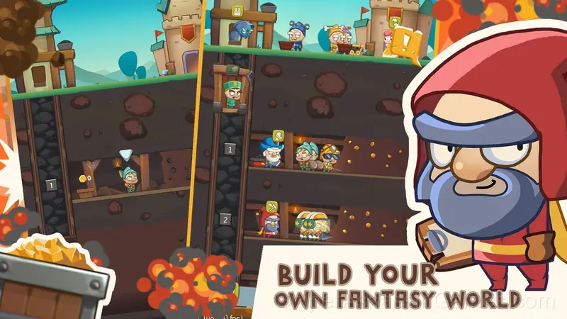 Miner Tycoon Dwarfs gameplay screenshot 1