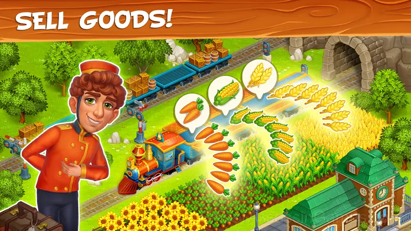 Farm Island - Family Journey gameplay screenshot 2