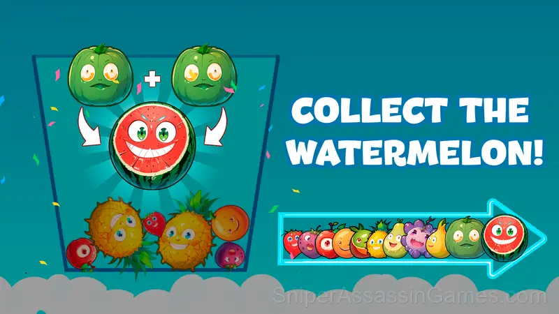 Merge Watermelon gameplay screenshot 2