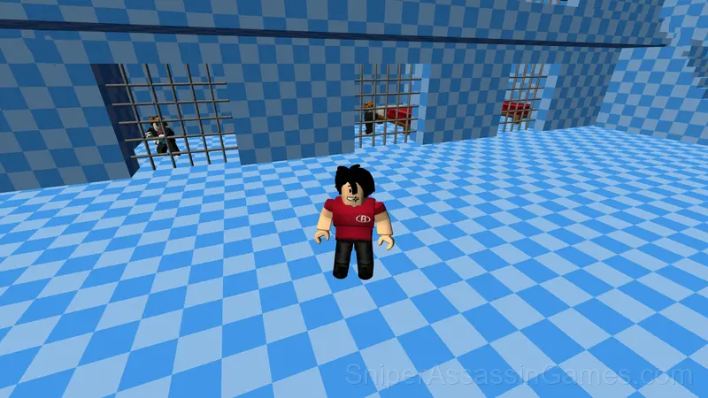 Escape Barry Obby Parkour gameplay screenshot 1