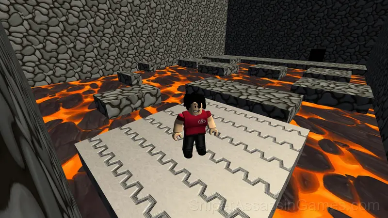Escape Barry Obby Parkour gameplay screenshot 2
