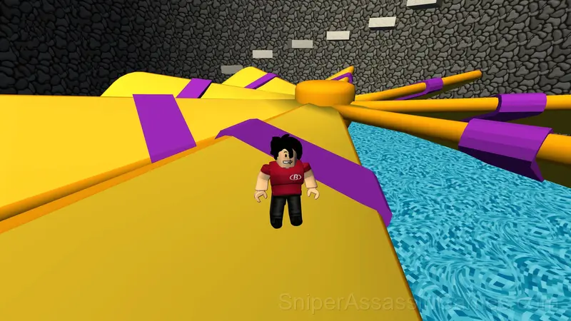 Escape Barry Obby Parkour gameplay screenshot 3