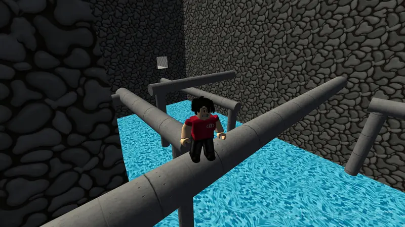 Escape Barry Obby Parkour gameplay screenshot 6