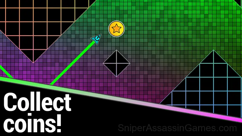 Geometry Wave: Neon Challenge gameplay screenshot 4