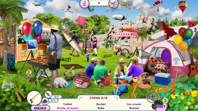Hidden Objects: Vacation in Brazil gameplay screenshot 1