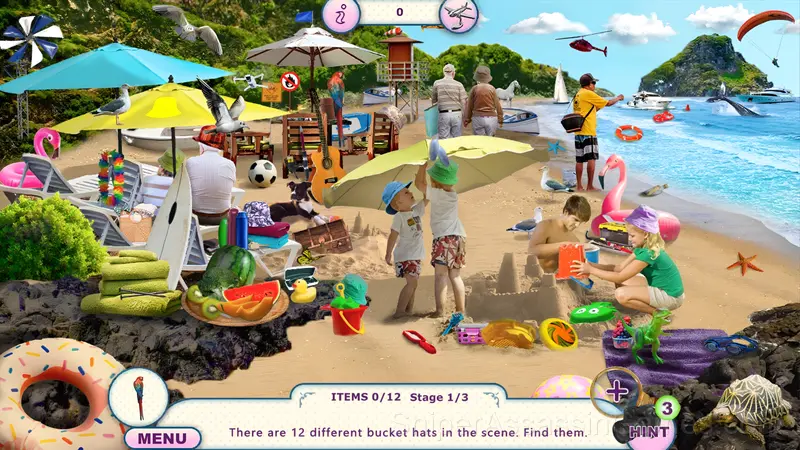 Hidden Objects: Vacation in Brazil gameplay screenshot 2