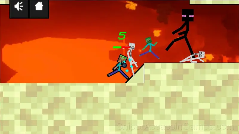 Battle of the Maycraft Ragdolls gameplay screenshot 1