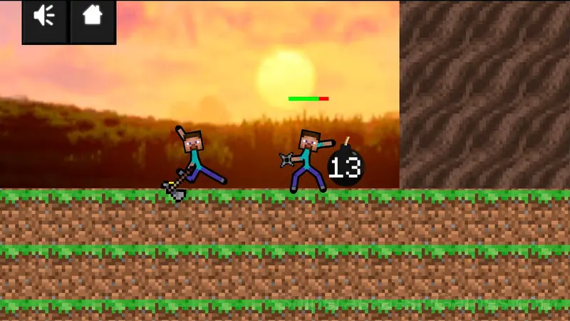 Battle of the Maycraft Ragdolls gameplay screenshot 2