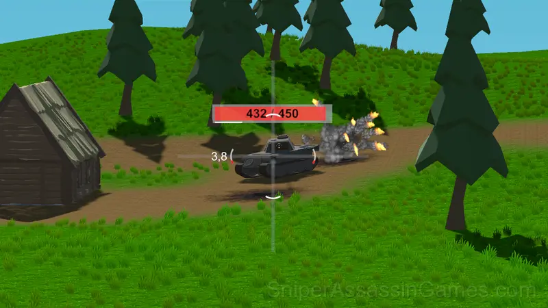 Artillery: Direct fire gameplay screenshot 2