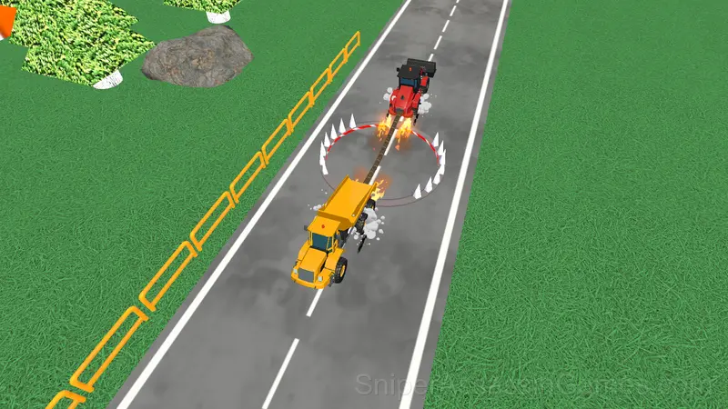Tug of War with cars! gameplay screenshot 1