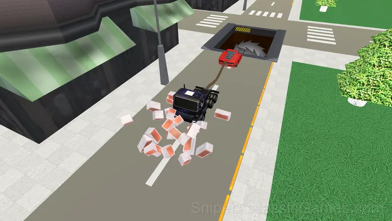 Tug of War with cars! gameplay screenshot 5