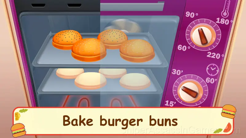 Burger Cafe - Cooking Games For Kids gameplay screenshot 3