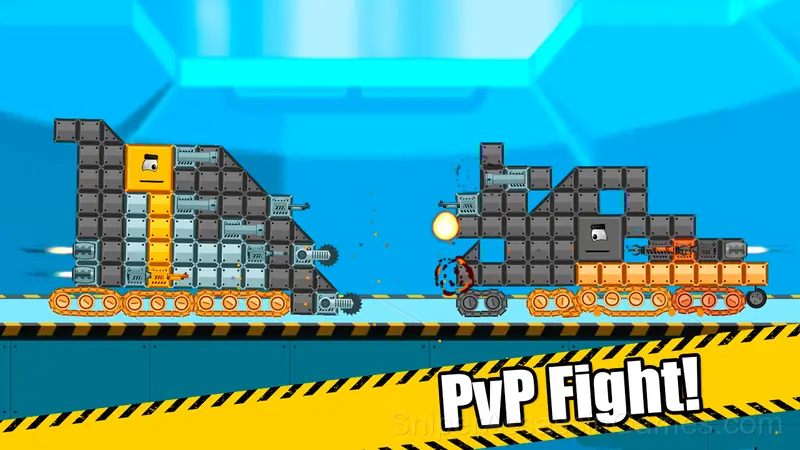 Block Tanks: Craft & Battle gameplay screenshot 2