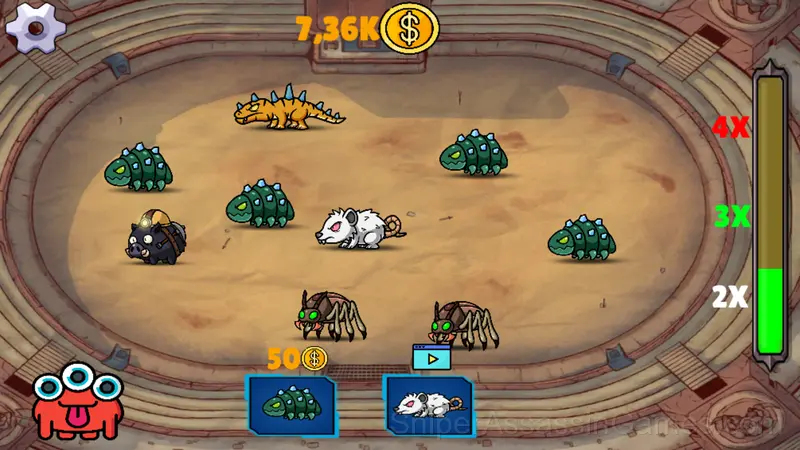 The evolution of fantastic monsters gameplay screenshot 2