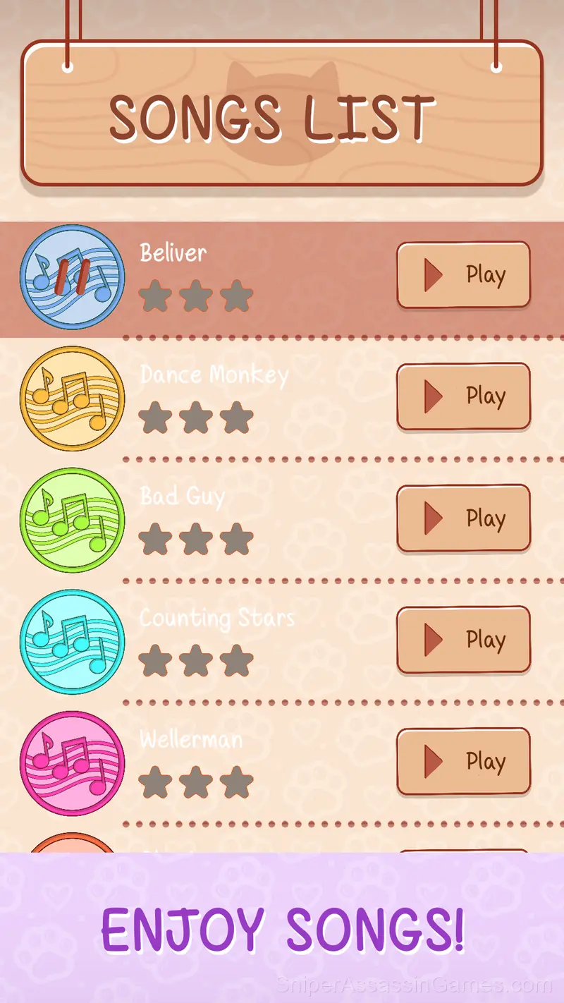 Musical Pets! Cute Singing Cats gameplay screenshot 2