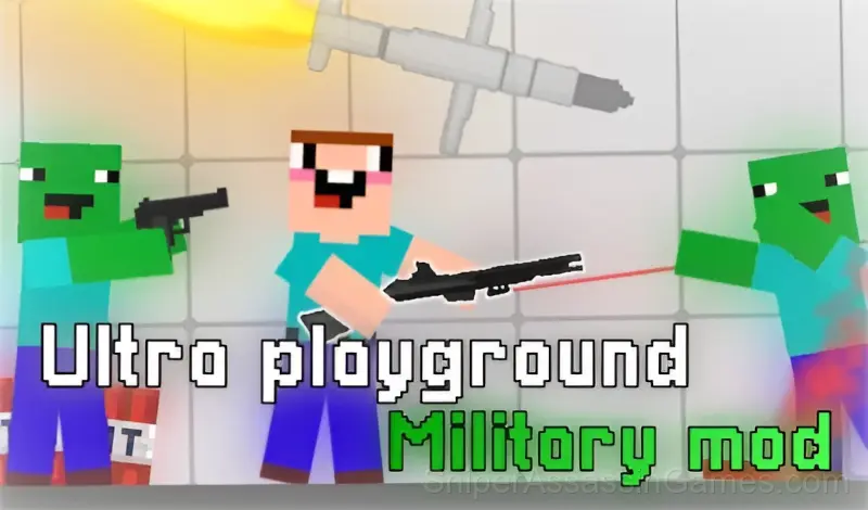 Play Ultra playground: military mod