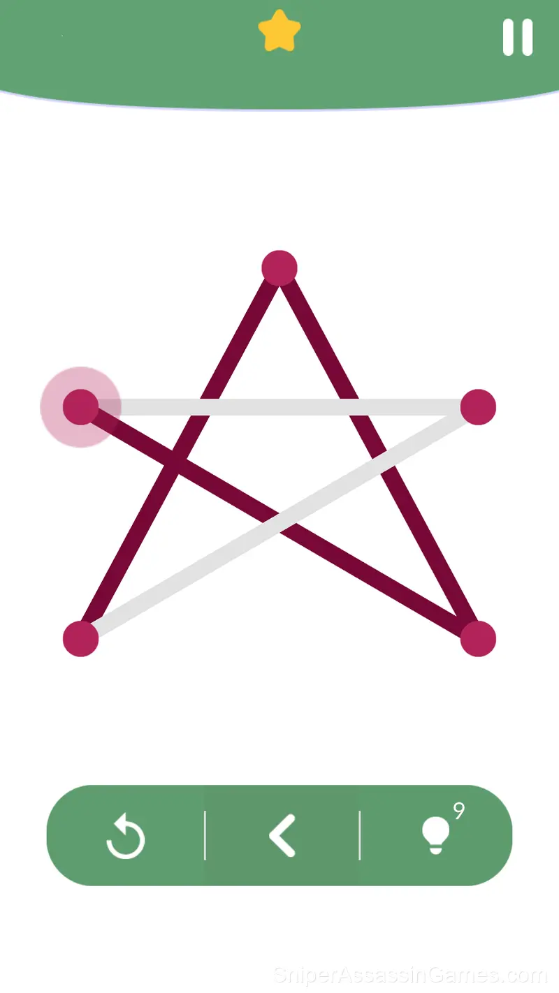 Braindom - trace the picture in one line gameplay screenshot 3