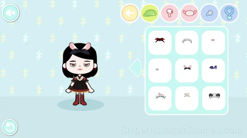 Miga World Stylist" gameplay screenshot 2