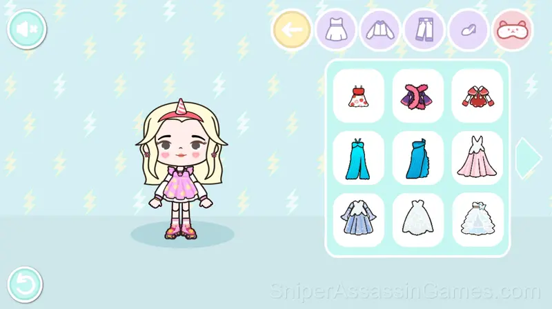 Miga World Stylist" gameplay screenshot 3