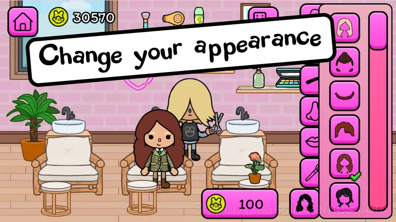 Toca Boca Furnish your home gameplay screenshot 1