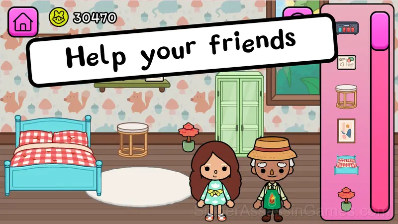 Toca Boca Furnish your home gameplay screenshot 3