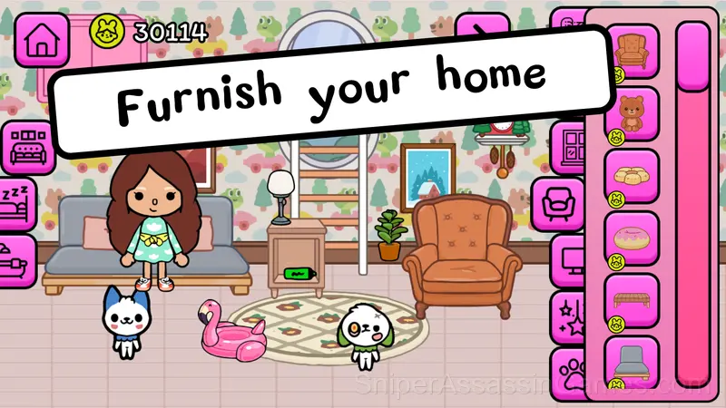 Toca Boca Furnish your home gameplay screenshot 4