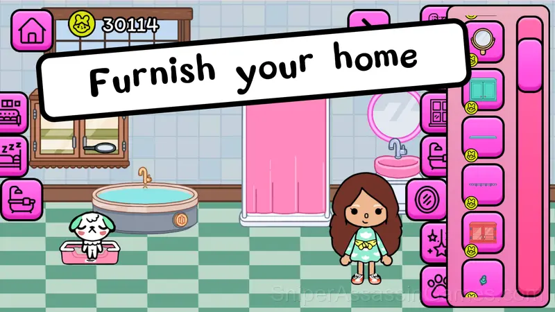 Toca Boca Furnish your home gameplay screenshot 6