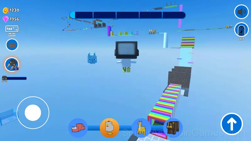 Obby parkour, but You're an animal gameplay screenshot 3