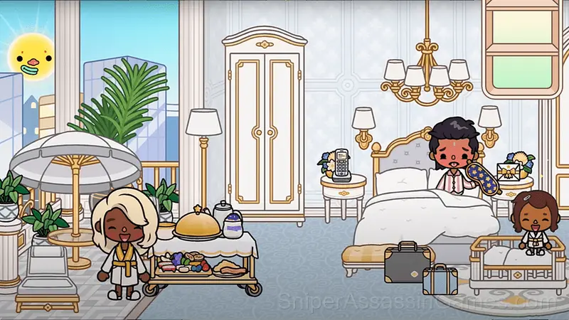 Toca Boca build a 5-star hotel gameplay screenshot 2