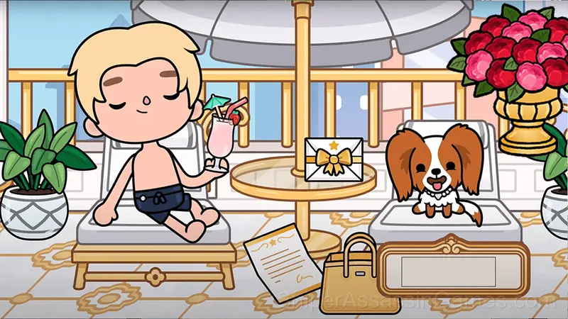 Toca Boca build a 5-star hotel gameplay screenshot 3