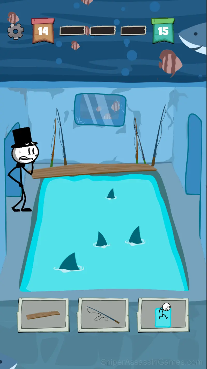 Fierce Stick Escape gameplay screenshot 1