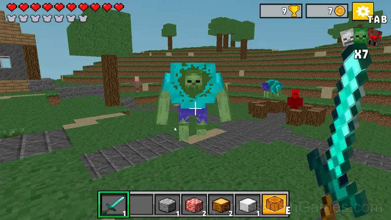 Noob defends the village gameplay screenshot 4