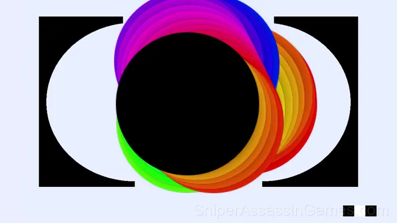 Color trail behind a black ball. Relax gameplay screenshot 3