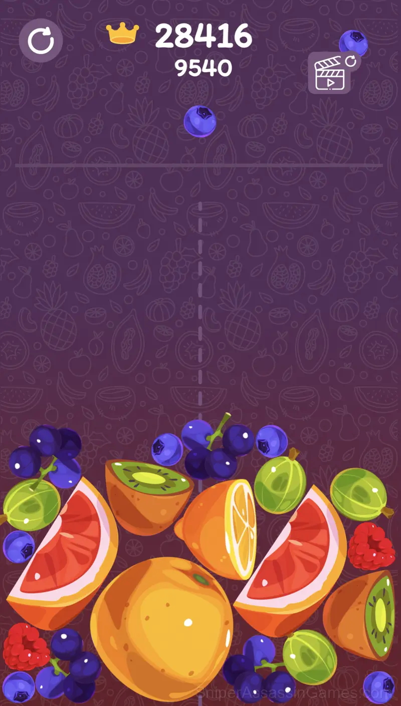 Merge the fruits - get to the watermelon gameplay screenshot 2