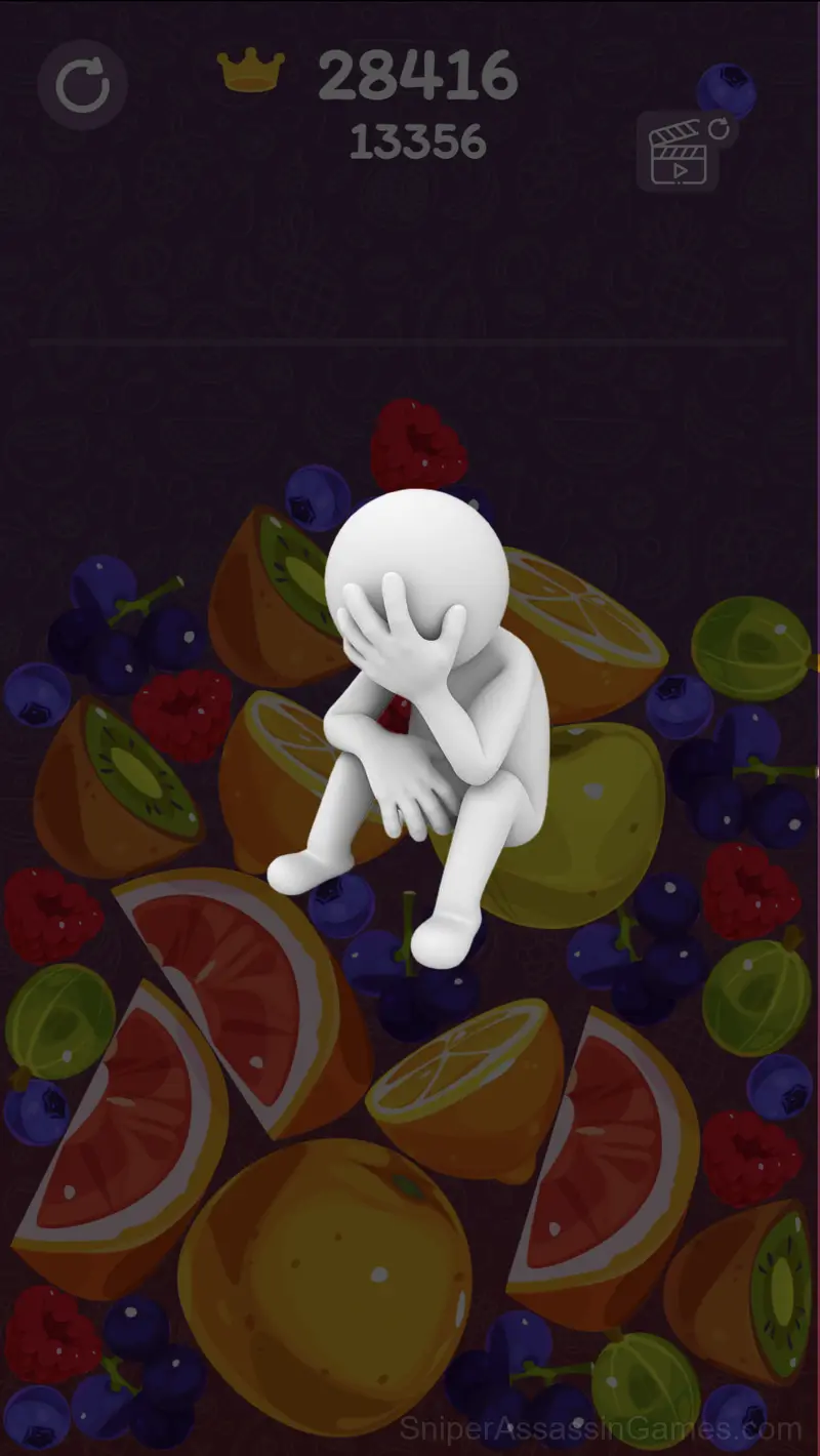 Merge the fruits - get to the watermelon gameplay screenshot 3
